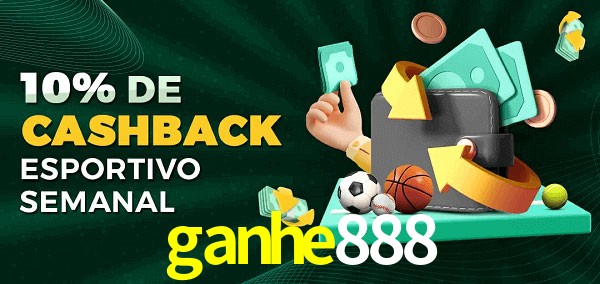 10% de bônus de cashback na ganhe888